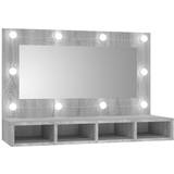 Bathroom Mirror Cabinets on sale vidaXL Gray Sonoma Oak (820458)