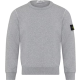 Grey Children's Clothing Stone Island Boys Crew Heavyweight Sweatshirt - Gry Mel
