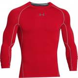 Under Armour Men's HeatGear Long Sleeve Compression Shirt - Red