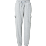 Joggers Trousers Nike Sportswear Club Fleece Mid-Rise Oversized Cargo Sweatpants Women's - Dark Gray Heather/White