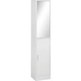 Adjustable Shelves Tall Bathroom Cabinets kleankin Tallboy Unit (834-371)