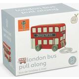 Cheap Pull Toys Orange Tree Toys London Bus Pull-along Wooden