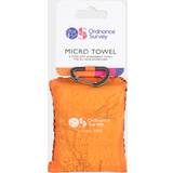 Orange Bath Towels Ordnance Survey Lake District Micro Bath Towel Orange, White