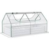 OutSunny Raised Garden Bed Planter Box with Greenhouse