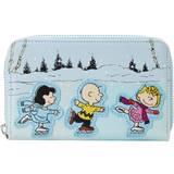 Peanuts Charlie Brown Ice Skating Zip Around Wallet
