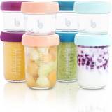 Baby Food Containers & Milk Powder Dispensers Babymoov Glass Multiset 8 4x120ml 4x230ml-Multi