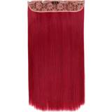 Lullabellz Thick 24" 1 Piece Straight Clip In Hair Extensions Ruby