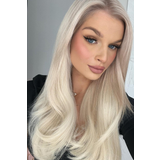 Blonde Extensions & Wigs Lullabellz Thick Curly Clip In Hair Extensions 16 inch Light Blonde