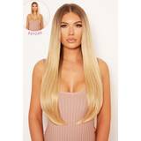 Clip-On Extensions Lullabellz Thick 24" 1 Piece Straight Clip In Hair Extensions Golden Blonde