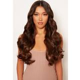 Brown Clip-On Extensions Lullabellz Super Thick 22" 5 Piece Natural Wavy Clip In