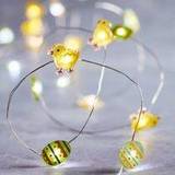 Easter Decorations Lights4fun Egg & Chick Operated Micro Fairy Easter Decoration