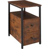 Brown Bedside Tables tectake Tullamore Bedside Table