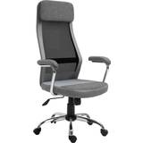 Linen Office Chairs Vinsetto Swivel Task Office Chair 327.7cm