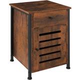 Brown Bedside Tables tectake Waterford Bedside Table