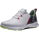 Shoes FootJoy Men's Fuel Spikeless Golf Shoes White/Navy/Lime