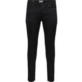 Only & Sons Warp Life Skinny Black Jeans