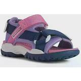 Geox Sandals Children's Shoes Geox Borealis Sandal, Navy/Purple, Younger