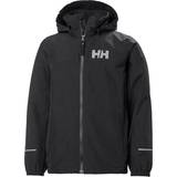 No Fluorocarbons Rain Jackets Children's Clothing Helly Hansen Junior's Juell Waterproof Jacket - Black (41778-990)