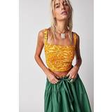Free People All Tied Up Top Yellow Combo