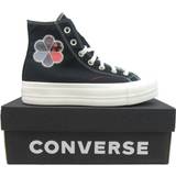 Converse Lift Hi Crafted Patchwork Trainers In Black