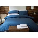 Monochrome Duvet Covers Belledorm Hotel Suite Satin Stripe 540 Thread Count Duvet Cover Blue