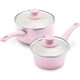 GreenLife Grip Healthy Cookware Set with lid