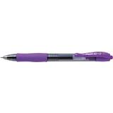 Purple Gel Pens Pilot G-207 Retractable Gel Rollerball Pen 0.7mm Tip 0.39mm Line