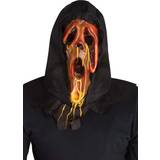 Ghosts Facemasks Fancy Dress Fun World Scorched Ghost Face Mask