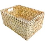 Brown Baskets Water Hyacinth Storage Basket