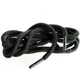 The Home Fusion Company 2 Pairs Of Round Black 75cm Boot And Laces 4mm Thickness