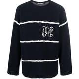 Palm Angels Embroidered Jacquard Sweater