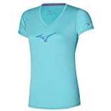 Mizuno Sportswear Garment - Women T-shirts Mizuno Impulse Core RB Running Shirts Women Light Blue