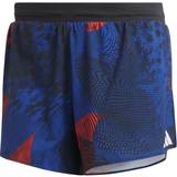 adidas Adizero Split Shorts Men - Multicolor/Black/Bright Red/Lucid Blue