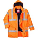 4XL Work Jackets Portwest BizFlame regnjakke, Hi-vis Orange