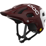 POC Cycling Helmets POC Tectal Race MIPS - Garnet Red/Hydrogen White Matt