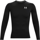 Sportswear Garment Base Layers Under Armour Men's Heatgear Long Sleeve Top - Black/White