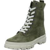 Orange Ankle Boots Paul Green 6 Adults' 9970-00 Olive Nubuck Leather Womens Ankle Boots