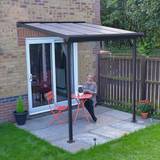 Patio Covers Grey Canopia Sierra Non-Retractable Awning, L2.25M H3M W2.28M