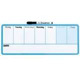 Planning Boards Nobo Mini Wall Mountable Magnetic Whiteboard Weekly Planner
