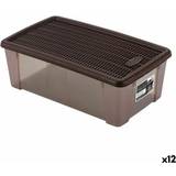 Brown Storage Boxes Stefanplast lock Choklad 5 Förvaringslåda