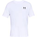 Under Armour Sportswear Garment T-shirts Under Armour Men's Sportstyle Left Chest Short Sleeve Shirt - White/Black