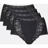 Sloggi Underwear on sale Sloggi Womens Chic Maxi 4P Black Cotton