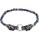 Opal Bracelets John Hardy Legends Naga Bead Bracelet - Silver/Sapphire/Lapis/Opal