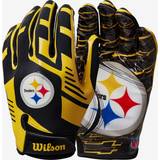Gloves Wilson NFL Stretch Fit Pittsburgh Steelers - Black/Yellow