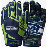 Gloves Wilson NFL Stretch Fit Seattle Seahawks - Green/Blue