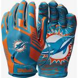 Gloves Wilson NFL Stretch Fit Miami Dolphins - Green/Orange