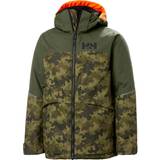 Removable Hood - Winter jackets Helly Hansen Junior's Summit Ski Jacket - Utility Gre (41761-431)