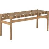 Natural Settee Benches Bloomingville Roel Settee Bench 113x43cm
