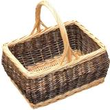 Wood Baskets Hamper S019/HOME Rustic Shopping Basket