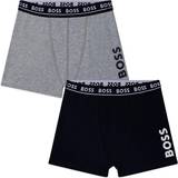 HUGO BOSS Junior's Boxer Shorts 2-pack - Navy/Grey